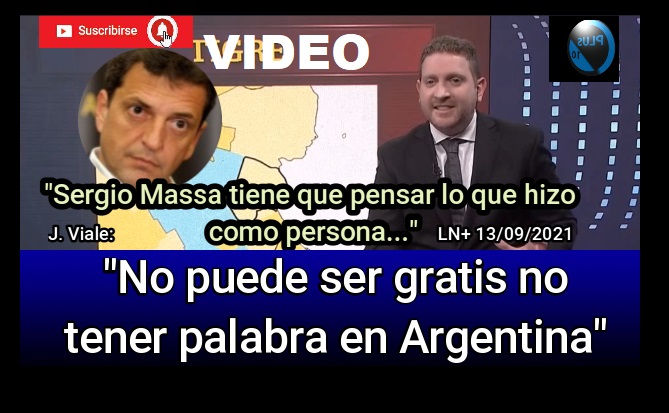 VIDEO - J. Viale destrozó a Massa y le pidió que de un paso al costado: "No puede ser gratis no tener palabra en Argentina..."