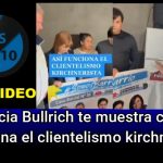 VIDEO - Patricia Bullrich te muestra como funciona el clientelismo kirchnerista: "Te ponés la pecherita te dan, no te la ponés no te dan..."