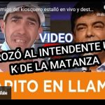 VIDEO - Trapito de La Matanza destroza al intendente Espinoza por la muerte del kiosquero.