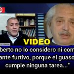 VIDEO - Luis Juez: "A Alberto no lo considero ni como un amante furtivo, porque el 'guaso' no cumple ninguna tarea..."