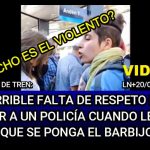 VIDEO - LA TERRIBLE FALTA DE RESPETO DE UNA MUJER A UN POLICÍA CUANDO LE PIDE QUE SE PONGA EL BARBIJO.