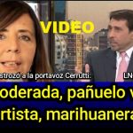VIDEO - Feinmann destrozó a la portavoz Cerruti: "Empoderada, pañuelo verde, abortista, marihuanera..."