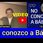 VIDEO - Alberto: "En mi vida vi a Lázaro Báez....", pero... hay una foto que dice lo contrario.
