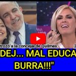 VIDEO - Canosa destrozó a la concejal kirchnerista de Quilmes que comparó a Videla con Macri: "Pende... mal educada, burra!!!"