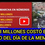 VIDEO - 68 MILLONES COSTÓ LA ORGANIZACIÓN DEL ACTO DEL DÍA DE LA MEMORIA.-