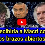 AUDIO - Milei: "Recibiría a Macri con los brazos abiertos" y trató a Gerardo Morales de ignorante.