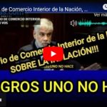 VIDEO - Secretario de Comercio Interior de la Nación, SOBRE LA INFLACIÓN: 'MILAGROS UNO NO HACE!!!'￼