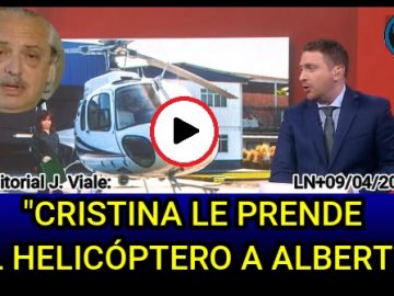 El helicóptero de Alberto