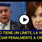 VIDEO - Luis Juez: "Todo tiene un límite, la voy a denunciar penalmente a Cristina Kirchner"￼