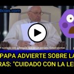 VIDEO - El PAPA advierte sobre las suegras: "Cuidado con la lengua, es el peor pecado..."