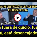VIDEO - Macri contestó y destrozó a un Alberto en decadencia: "Está fuera de quicio, fuera de sí, está desencajado...