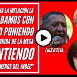 AUDIO: Luis D'Elia: “Con Cristina la inflación la manejábamos con Moreno poniendo una 9mm arriba de la mesa y mintiendo con los números del Indec”...