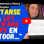 VIDEO - Canosa destrozó a Nancy Dupláa: "MÉTANSE LA LEY ANTI FAKE NEWS EN EL TOOR, PROFUNDO..."