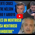 VIDEO - EL FUERTE CRUCE ENTRE NÉLSON CASTRO Y DANIEL ARROYO: "SON TODOS MENTIROSOS, MASSA UN PANQUEQUE..."