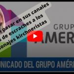 VIDEO- Luego de la salida de Canosa, América TV prohibió pasar en sus canales los escraches a los personajes kirchneristas
