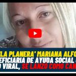 VIDEO - 'La planera' Mariana Alfonzo, la beneficiaria de ayuda social que se hizo viral, se lanzó como cantante