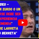 VIDEO - Milei sobre los militantes que fueron mojados frente a la casa de Cristina: "Para un zurdo o un 'K' debe ser una experiencia tremenda!"... y de 'FIDEO BERRETA' por Larreta dijo...