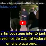 VIDEO - Martín Lousteau intentó juntar a vecinos de Capital Federal en una plaza pero no fue casi nadie...