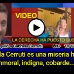 VIDEO - J. Viale aniquiló a Gabriela Cerruti: "Es una miseria humana, inmoral, indigna, cobarde…"