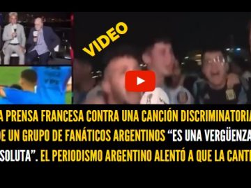 La prensa francesa contra hinchas argentinos