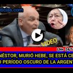 VIDEO - Espert: "Murió Néstor, Murió Hebe, se está cerrando otro período oscuro de la Argentina, marcado por el robo, la mentira y la pobreza..."