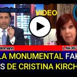 VIDEO - Eduardo Feinmann: "LA MONUMENTAL FAKE NEWS DE CRISTINA KIRCHNER", sobre Brenda Uriarte.