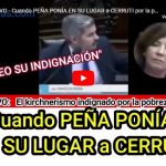 VIDEO - Archivo: La TERRIBLE ubicada de Peña a Gabriela CERRUTI cuando el kirchnerismo se indignaba por la pobreza.
