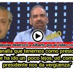 VIDEO - F. Iglesias destrozó a Alberto: "El canalla que tenemos como presidente, ha ido muy lejos, Ud. como presidente nos da vergüenza"