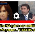 VIDEO - Feinmann: "Cristina NO quiere ser candidata a presidente porque... TERCERA cómoda"