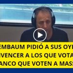 VIDEO - Tenembaum pide a sus oyentes convencer a los que votan en blanco que voten por Massa
